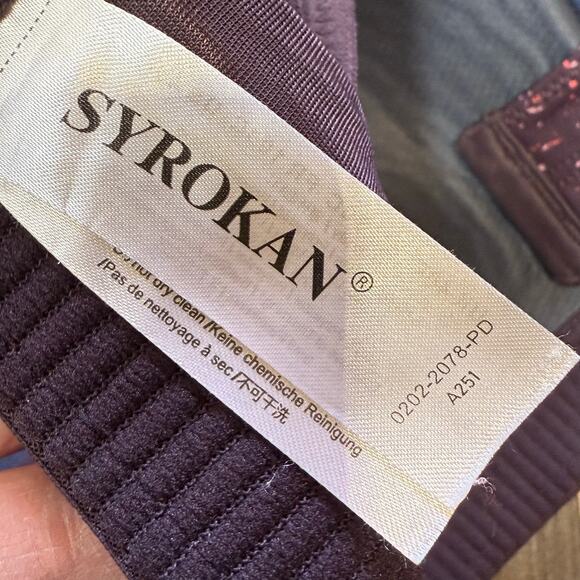 Syrokan Sports Bra Adjustable High impact Padded Racerback Running Bra Size 40C - Picture 10 of 12